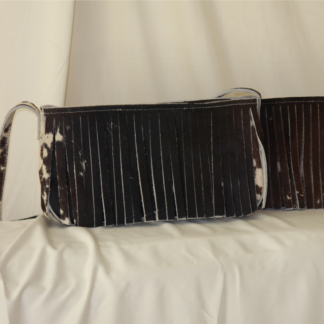Hide fringe in Chocolate Brown