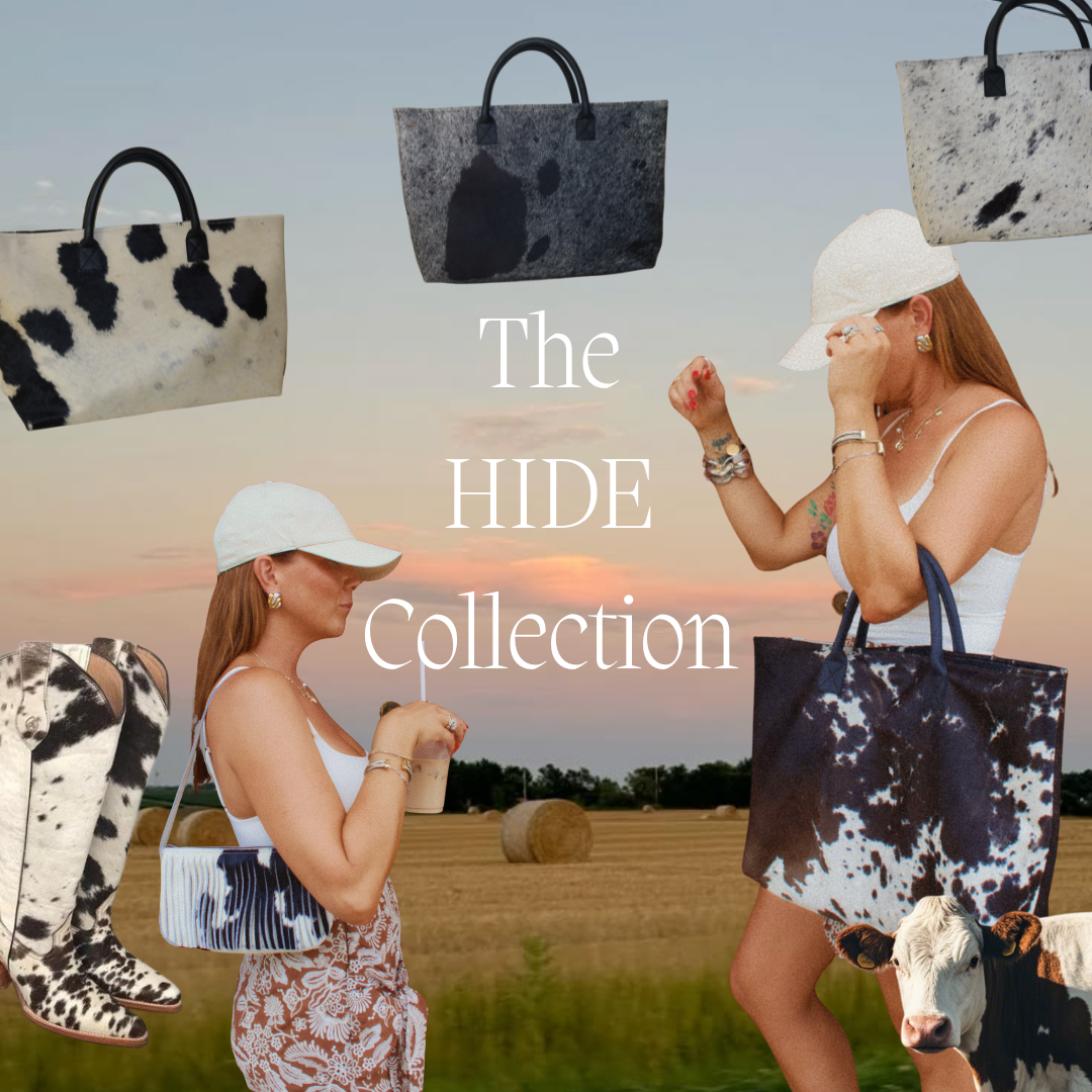 Cowhide Fringe in Classic ( with zipper)