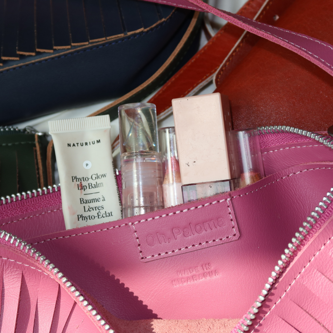 Paloma Fringe in Berry