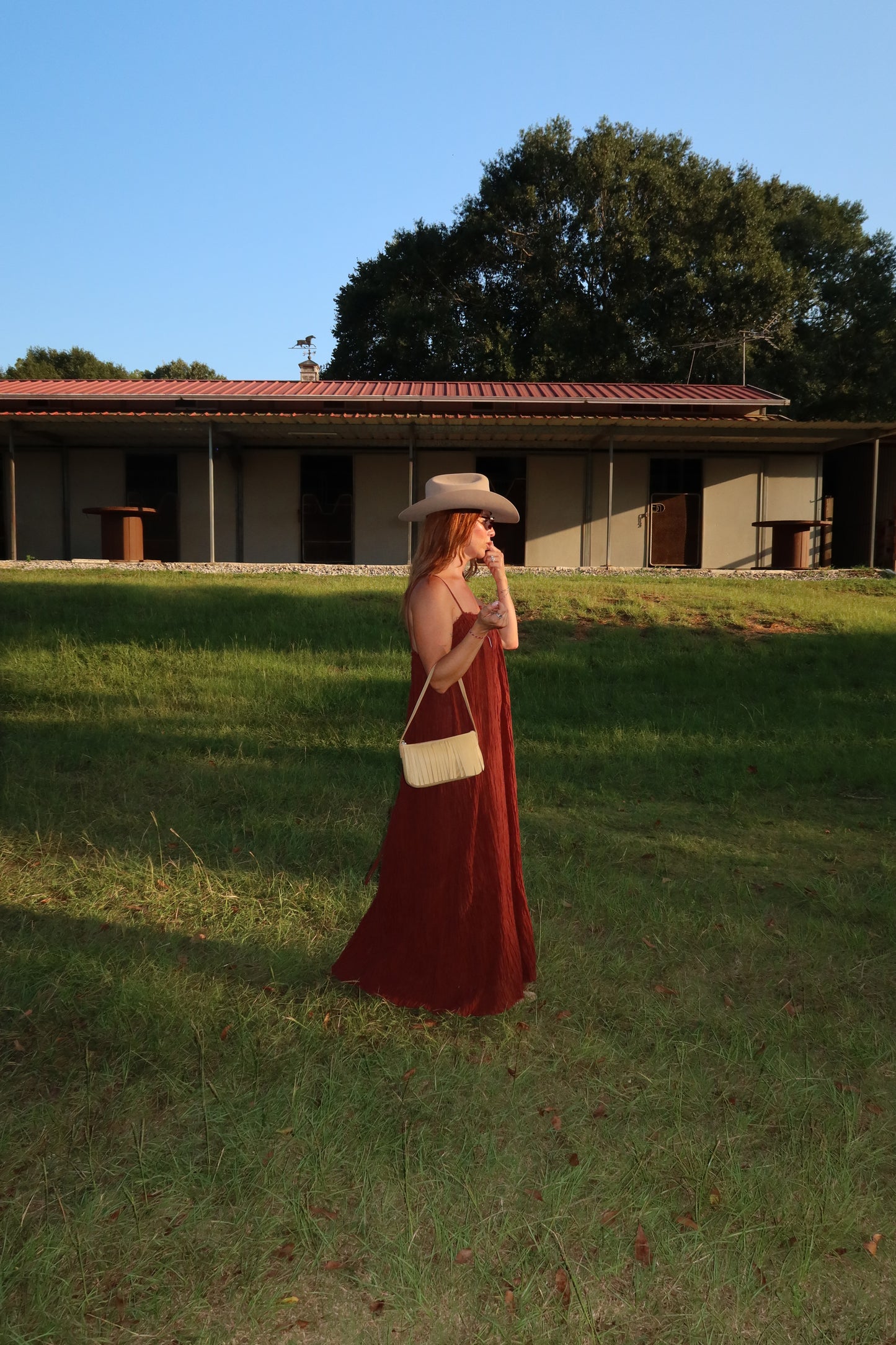 Paloma Fringe in Beige