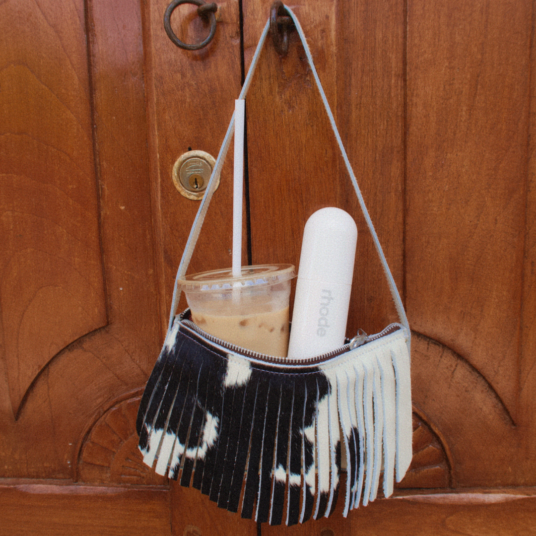 Cowhide Fringe in Classic ( with zipper)
