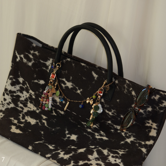 Cow Hide Tote #7