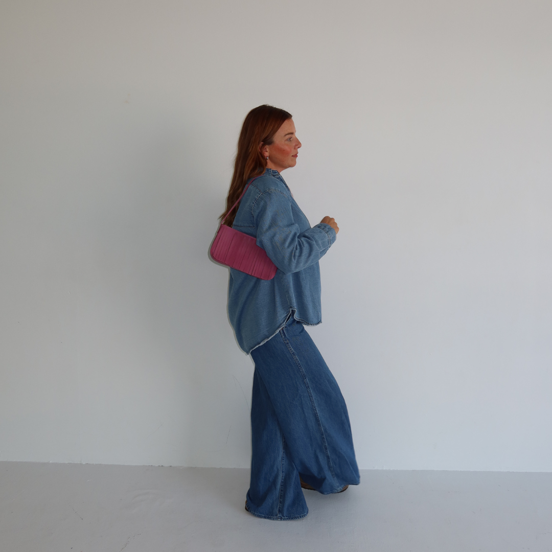 Paloma Fringe in Berry