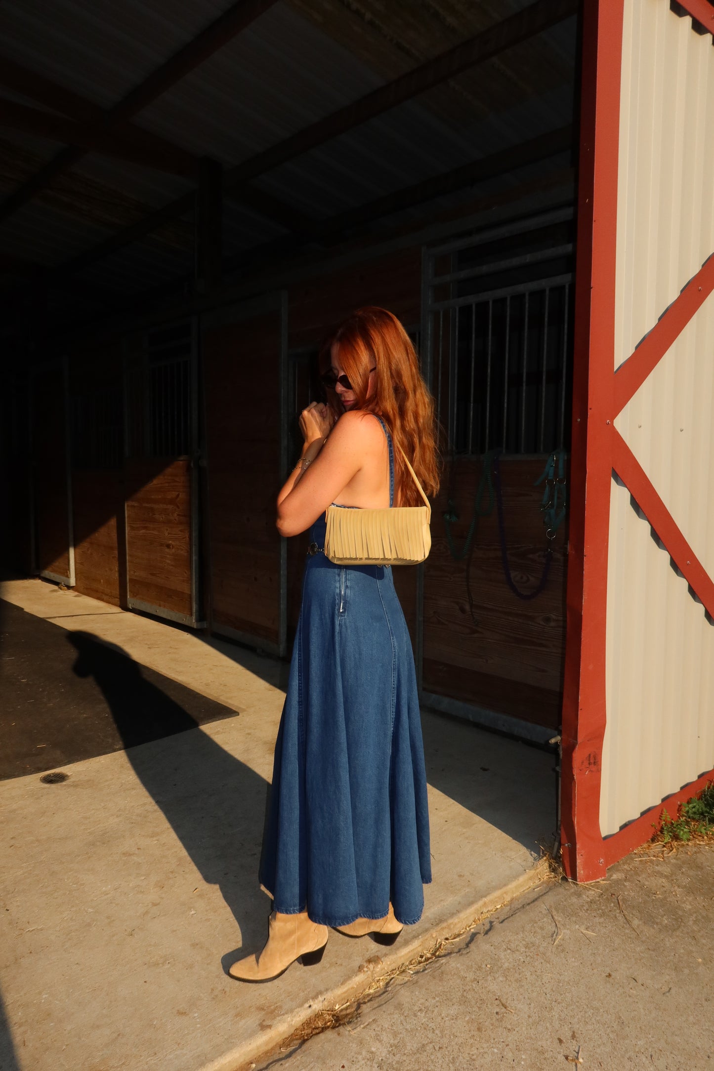 Paloma Fringe in Beige