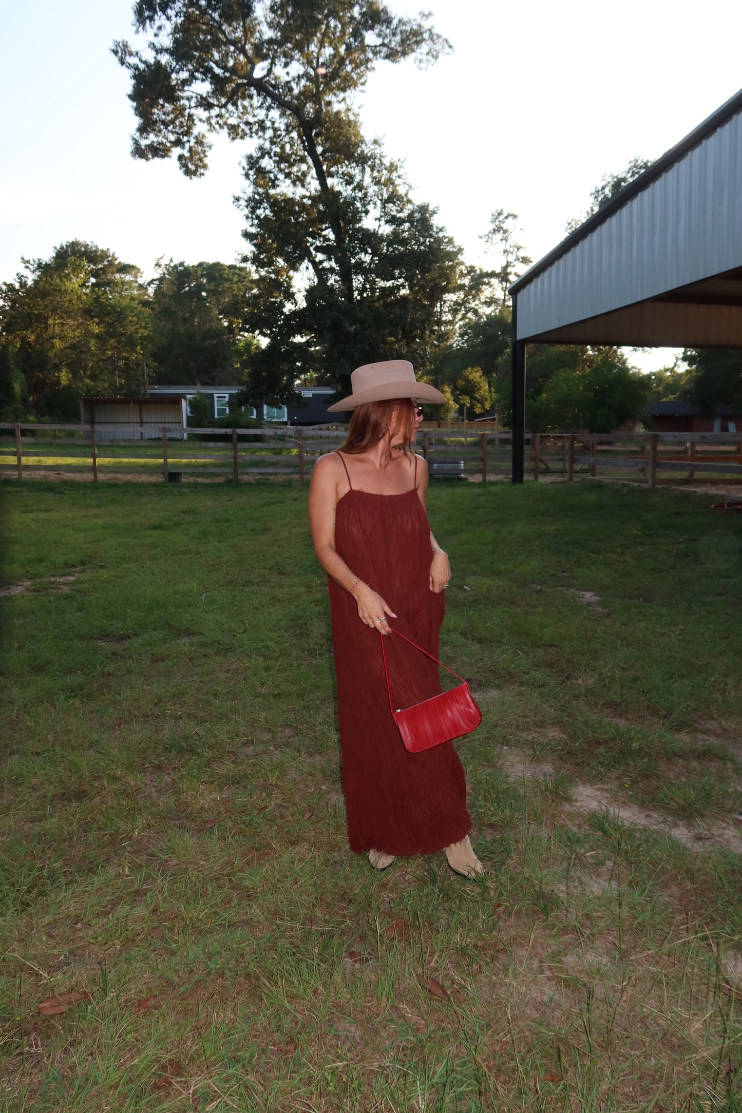Paloma Fringe in Red